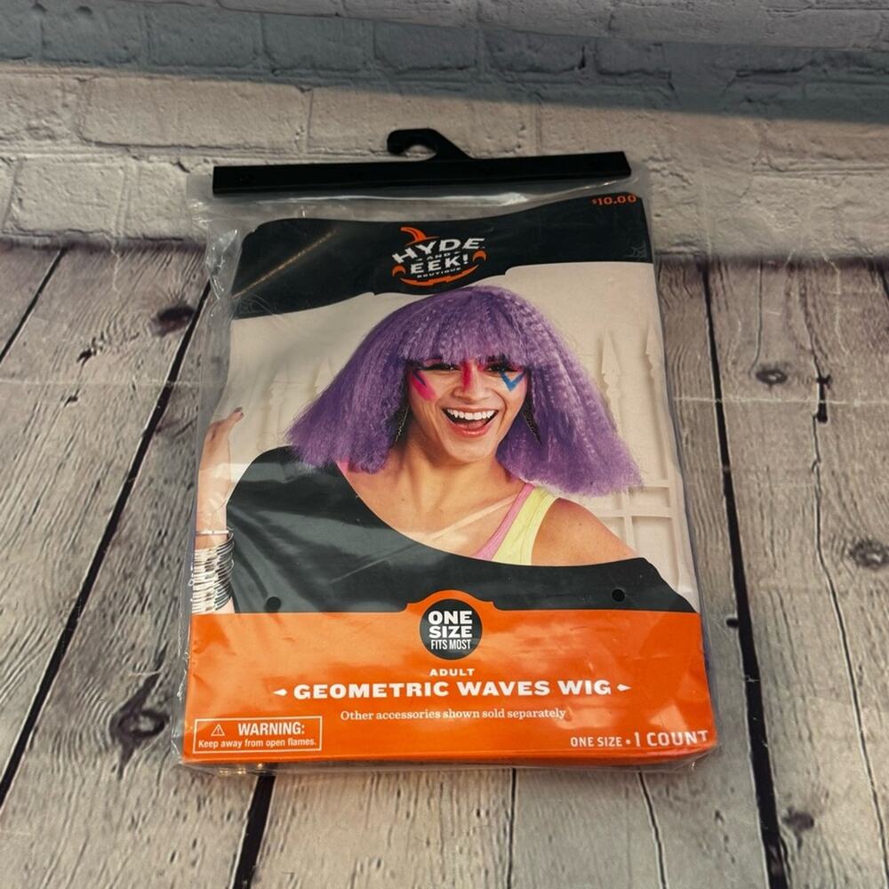Target Hyde & EEK Geometric Wave Halloween Costume Wig